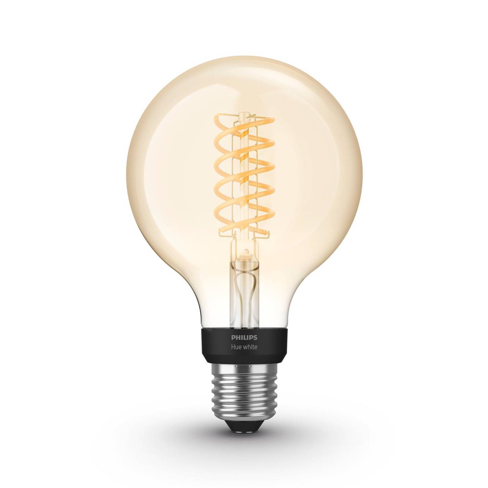 Philips Hue White 7 W E27 filament bulb globe G95, plastic, E27, 7 W, energy efficiency: G, L: 15 cm