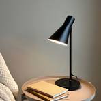 Dyberg Larsen table lamp DL12, black, height 44.5 cm, metal