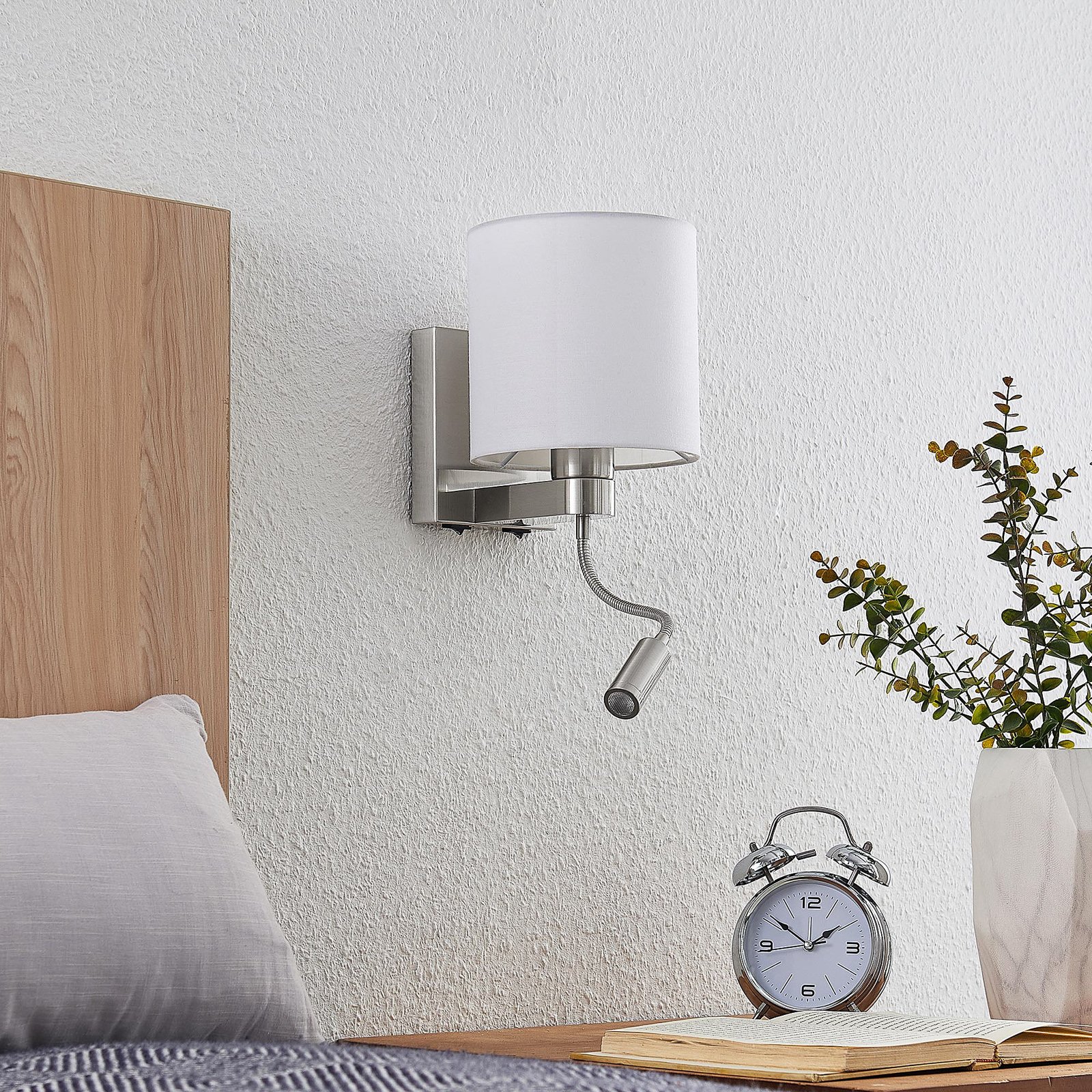 Brinja FlexApplique Murale White/Chrome - Lucande