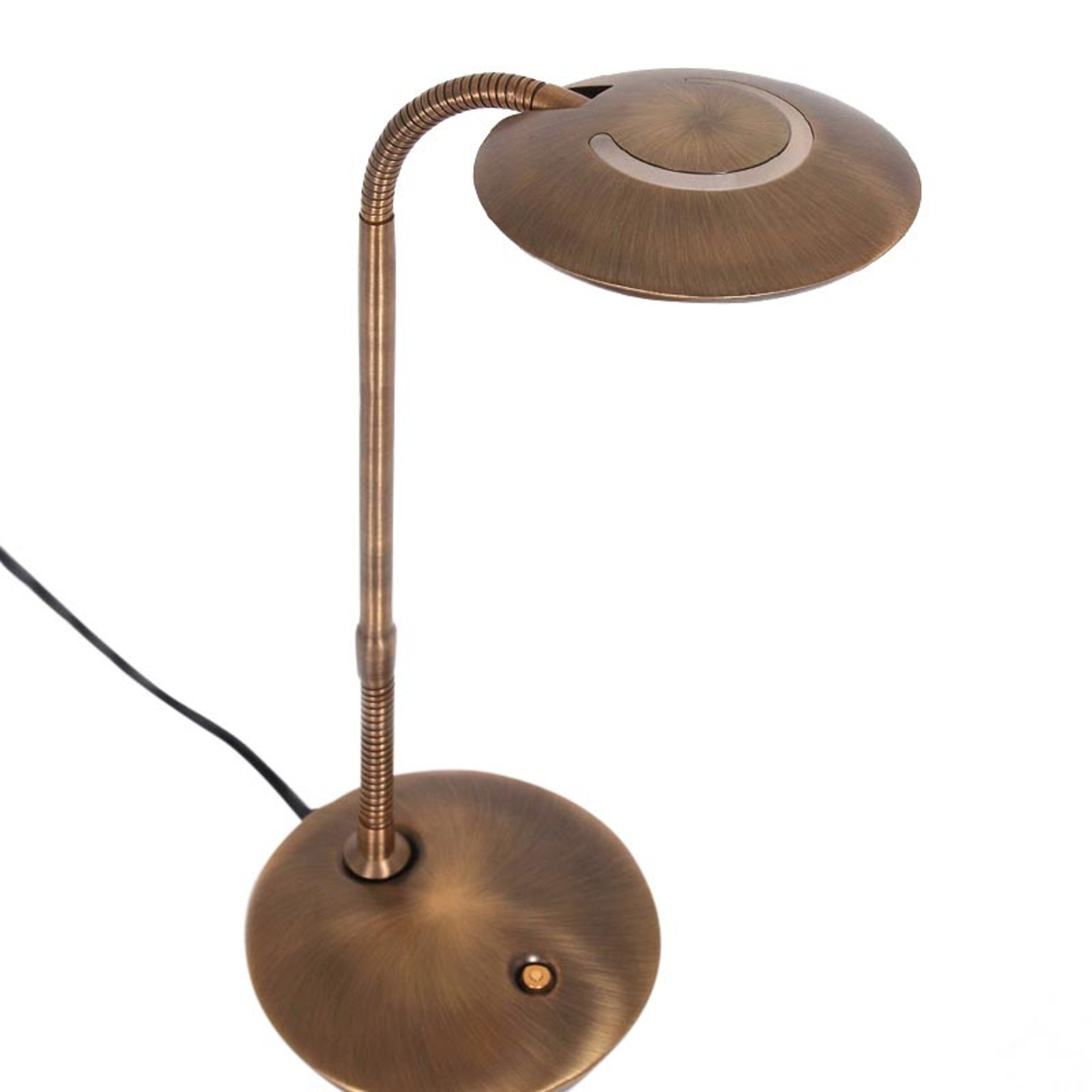 Lampe à poser LED Zenith en bronze dimmable