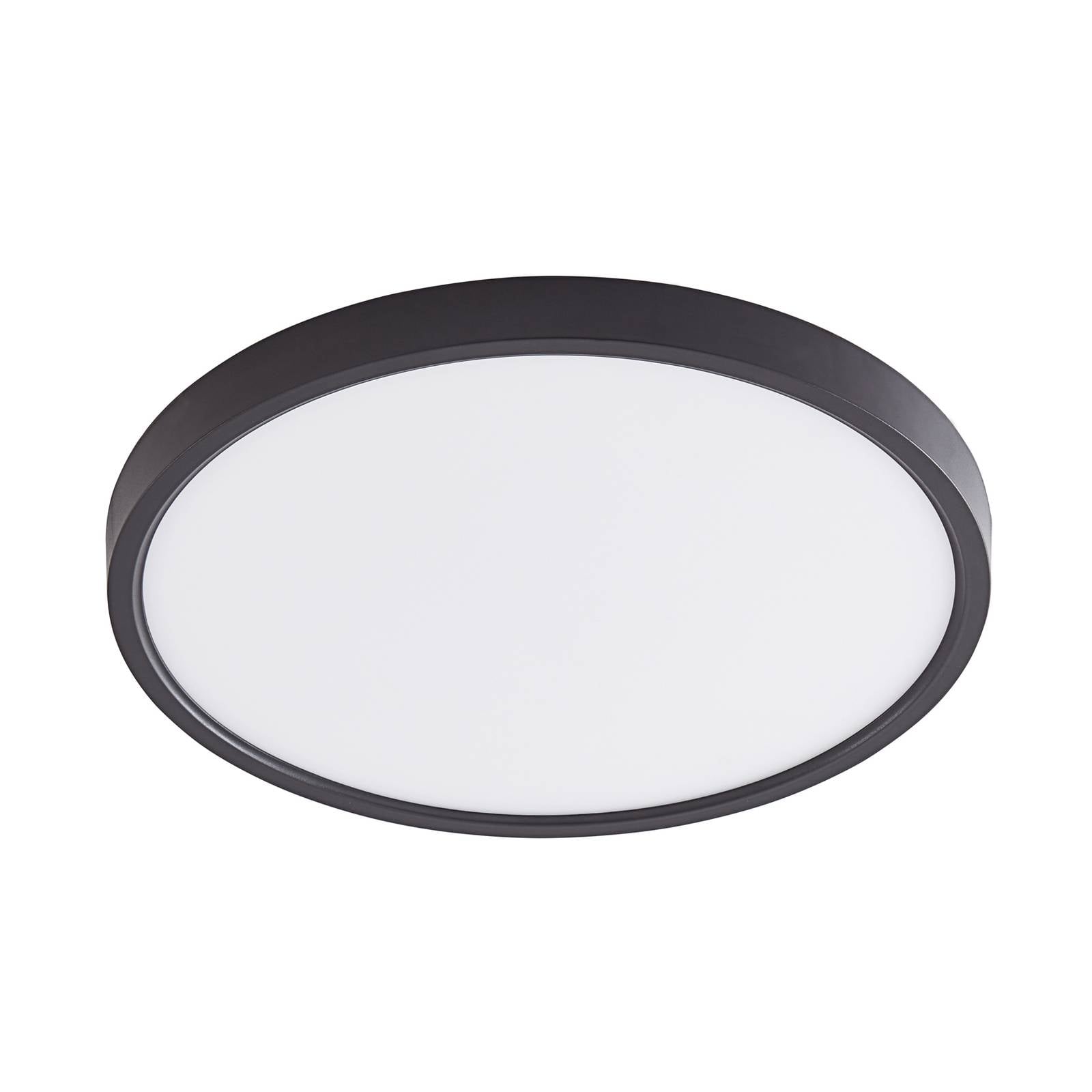 Lindby Smart LED-Deckenleuchte Pravin, Ø 30 cm, CCT, schwarz