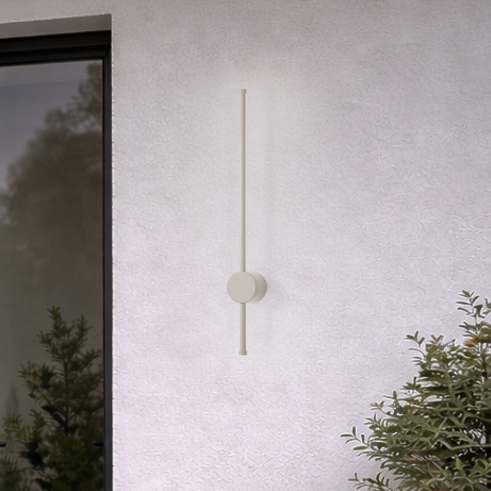 LED-Wandleuchte Orla S, sand, Aluminium, Höhe 65 cm günstig online kaufen