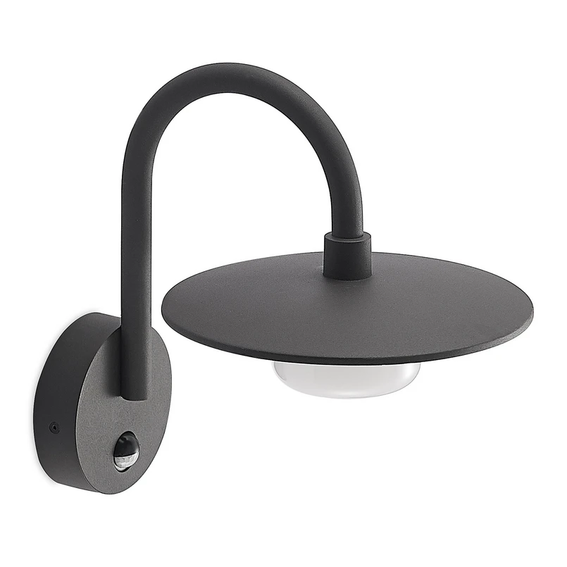 Lucande – Zamalino Außen Wandleuchte w/Sensor Dark Grey