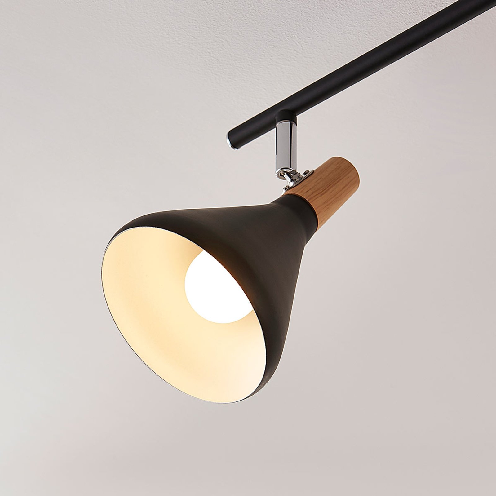 Arina 3 Ceiling Lamp Black - Lindby