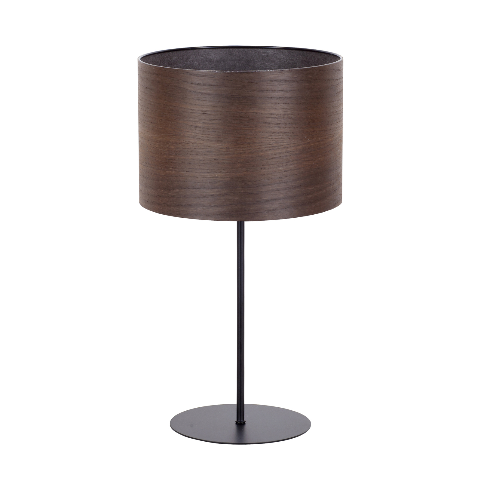 Envostar Veneer table lamp smoked oak Ø 25cm