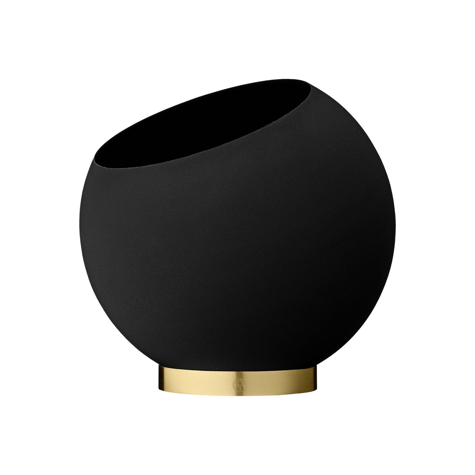 Globe Växtkruka Ø30xH26,6 Black/Gold - AYTM