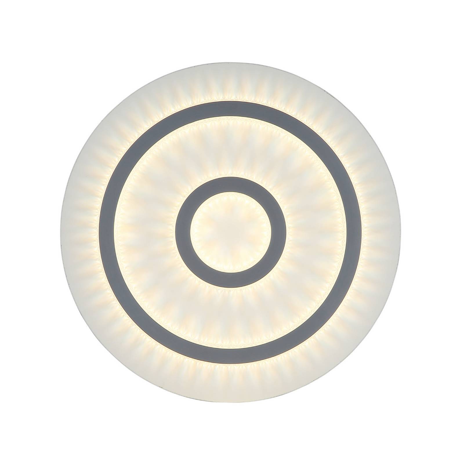 Lampa sufitowa LED Jayden, biała/antracytowa, CCT, ściemniana