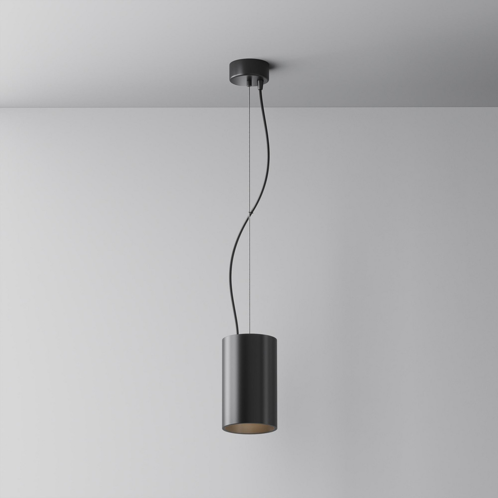 Maytoni lampă suspendată LED Efir negru Ø 95 cm 25 W 38° - Camera de zi / sufragerie - modern - Aluminiu