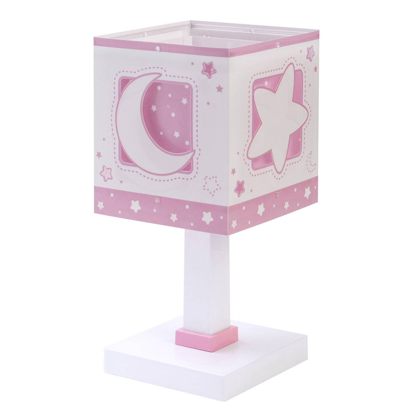 Kinder-Tischlampe Moonlight Pink, G4, Breite 14 cm günstig online kaufen