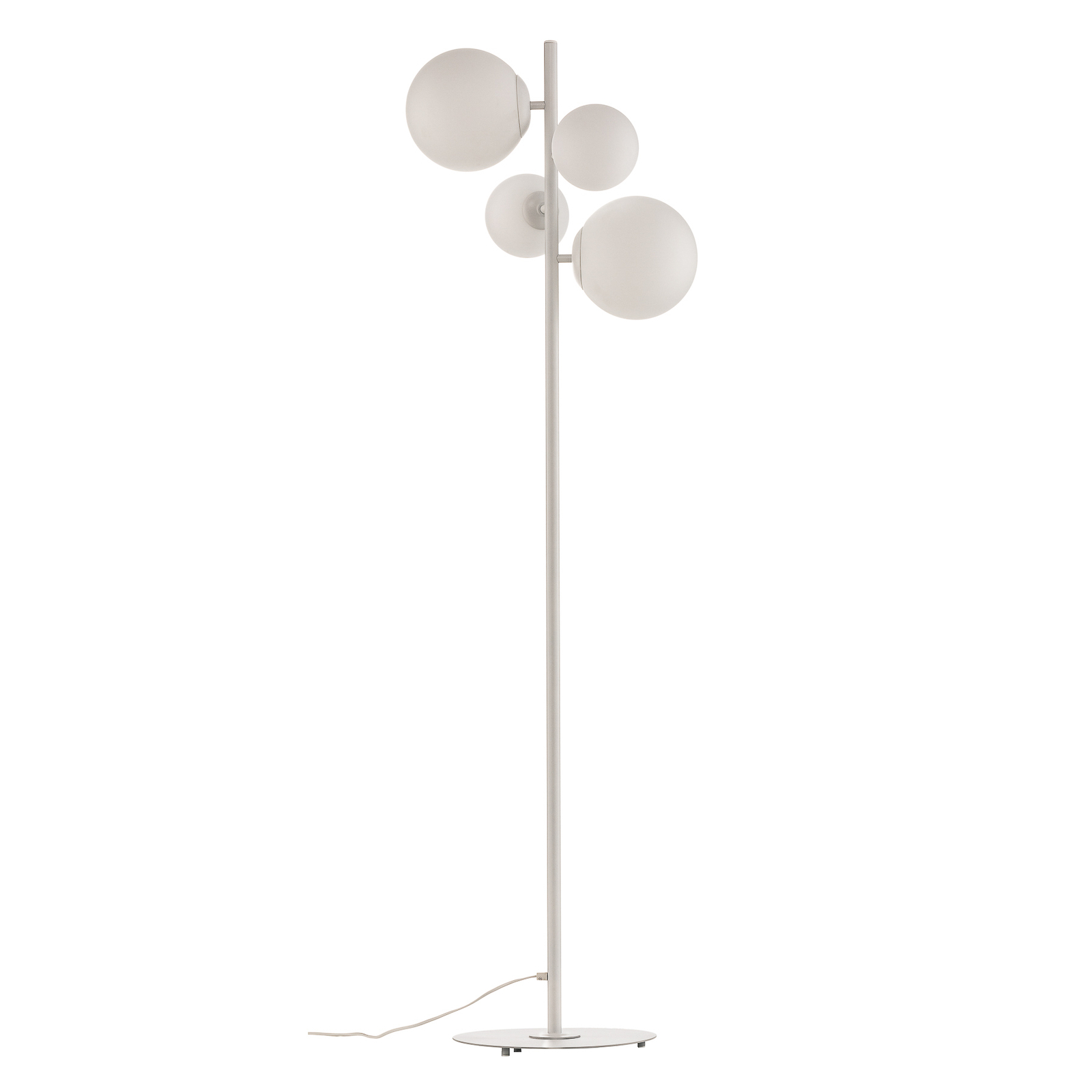 Dione Stehleuchte, weiß, 4-flammig - ALDEX