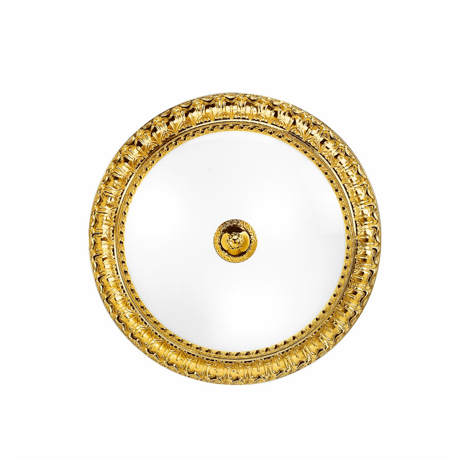 Kolarz Milady plafonieră Ø 40 cm placată cu aur de 24 carate - Camera de zi / sufragerie - Antichitate - auriu alb - Metal