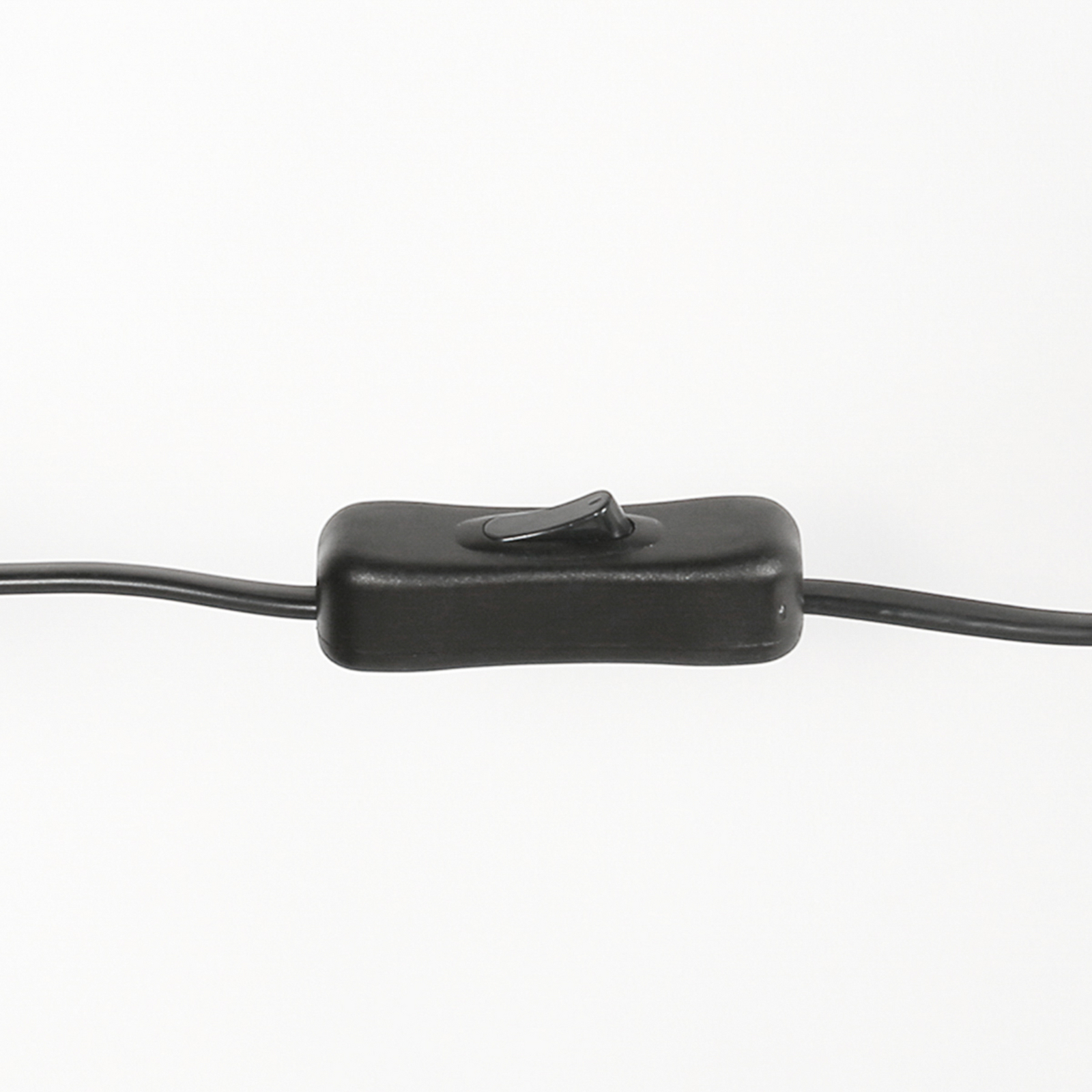 Laualamp Stang, must/must-kuldne, kõrgus 55 cm, chintz