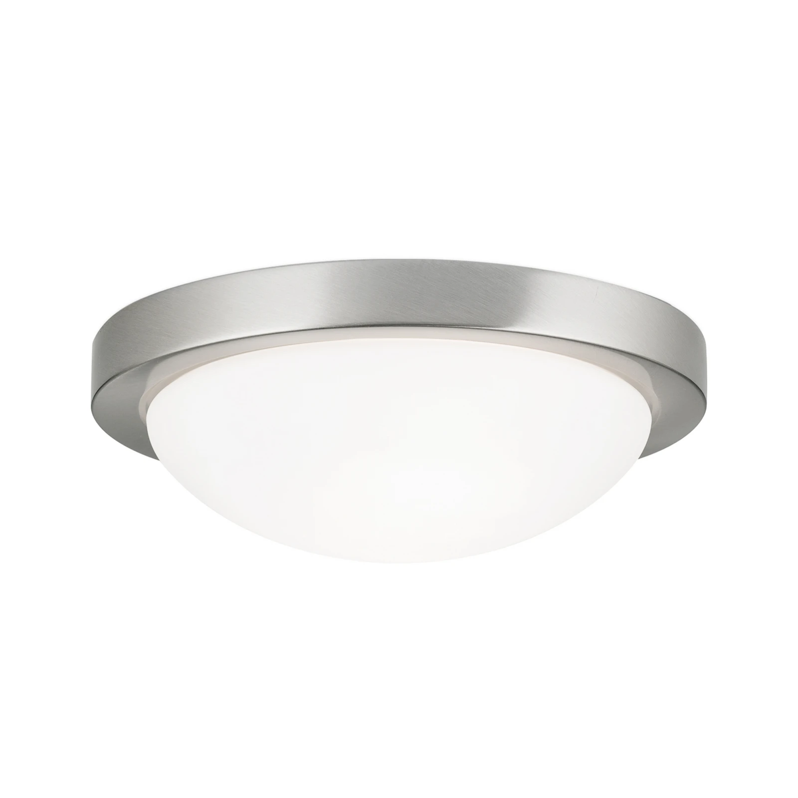 Plafonieră discretă MINEA 32 cm, nichel