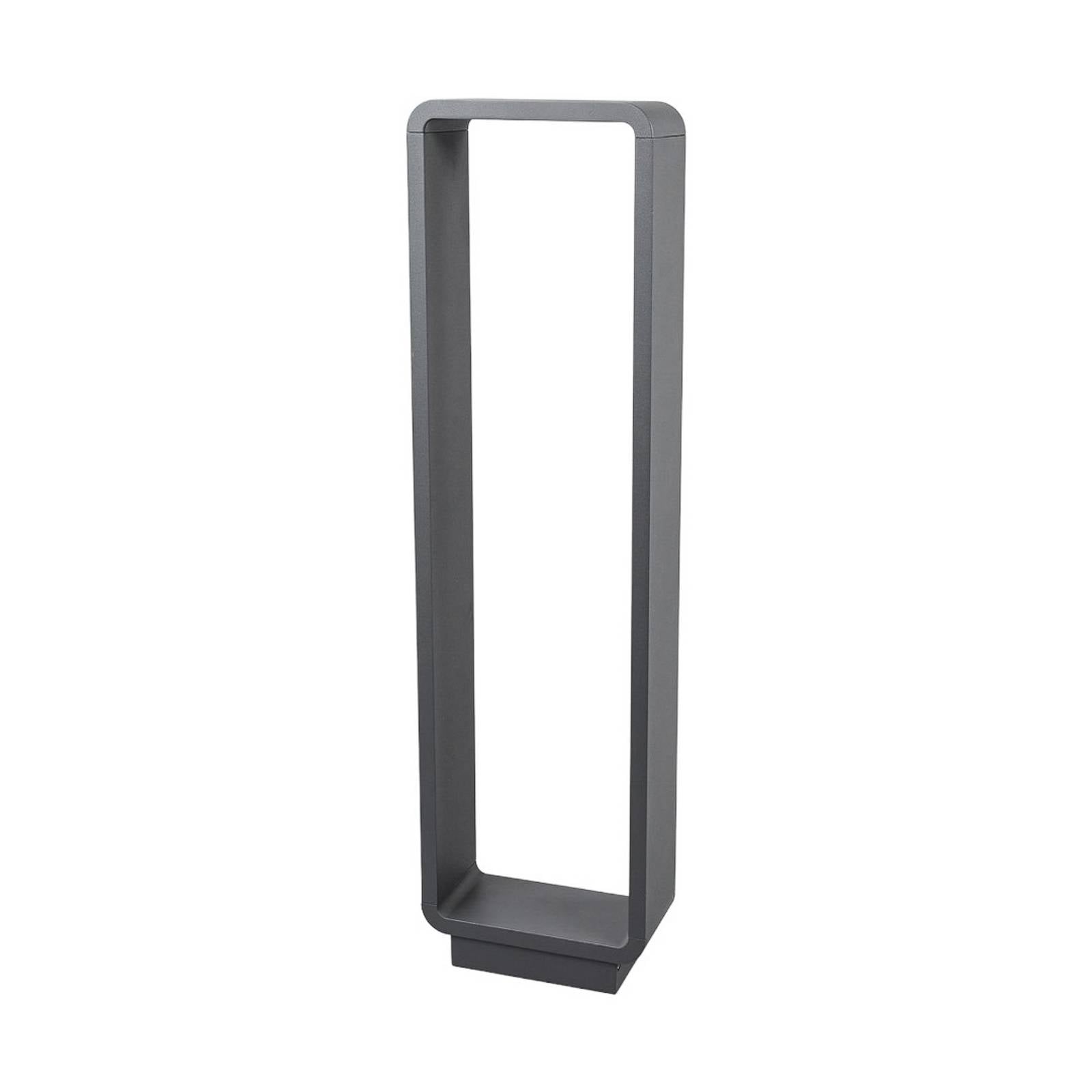 Lucande LED-Wegeleuchte Ninon, 80 cm, anthrazit, Metall