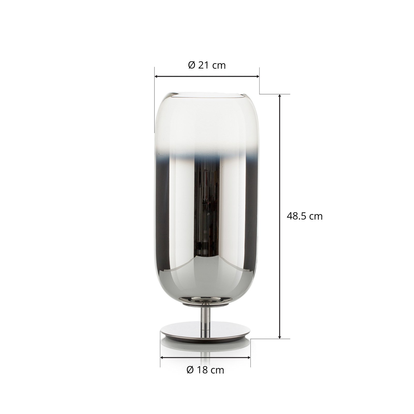 Gople Tischleuchte Silver - Artemide
