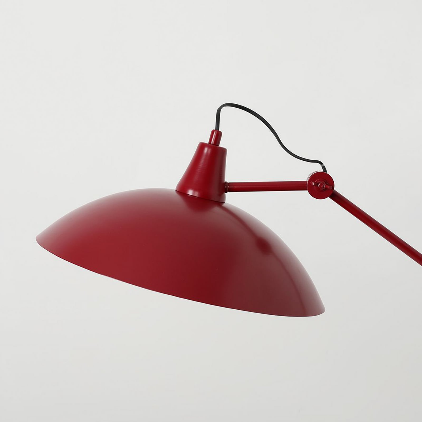 Viseća lampa Melos, crvena, Ø 36 cm, metalna - Aldex