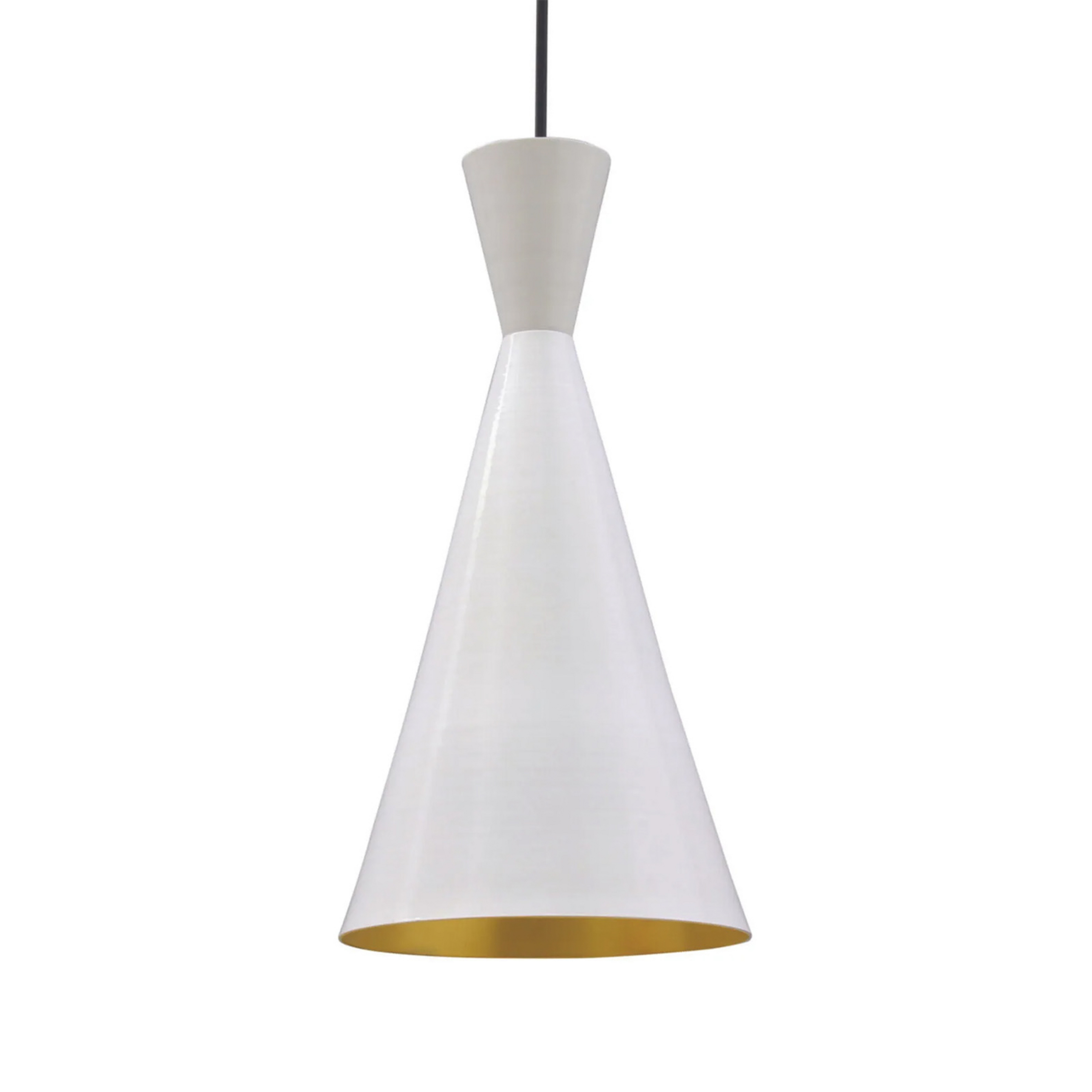 Lampada a sospensione Glenora, bianco, Ø 18 cm, metallo, E27