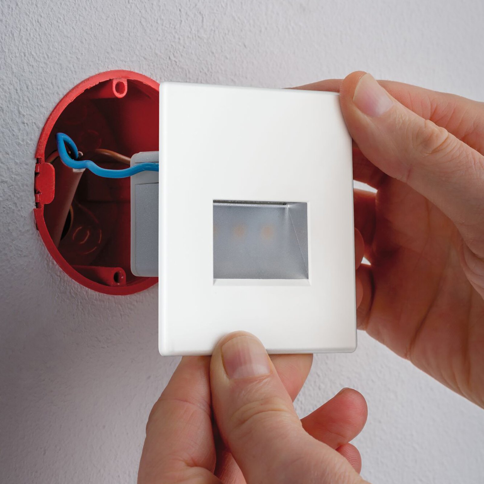 EDGE LED-Wandeinbauleuchte weiß matt - Paulmann