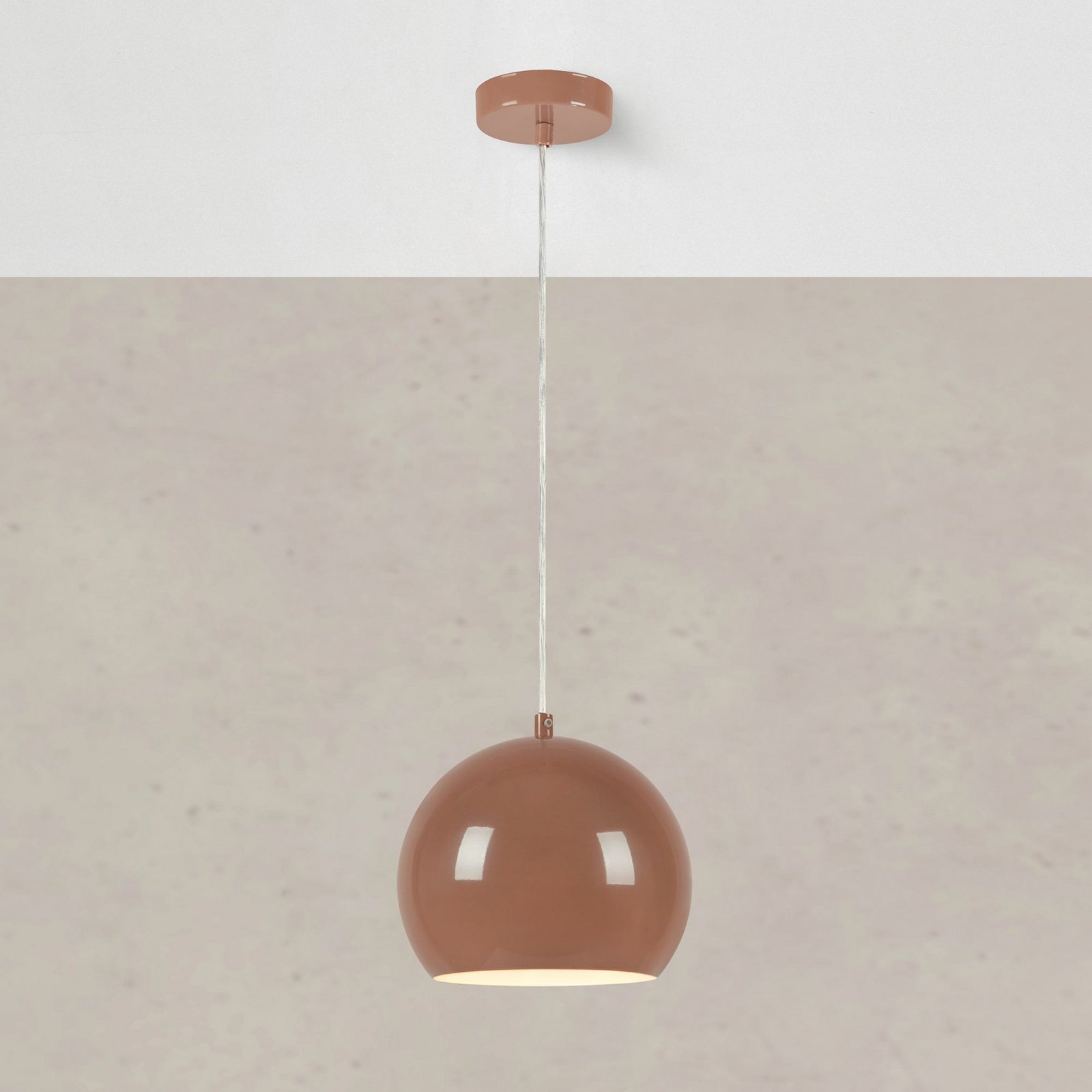 Pakabinama lempa Pop, Ø 20 cm, ruda, metalas