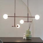 IT'S ABOUT ROMI Copenhagen hanging light, dark red, rotatable