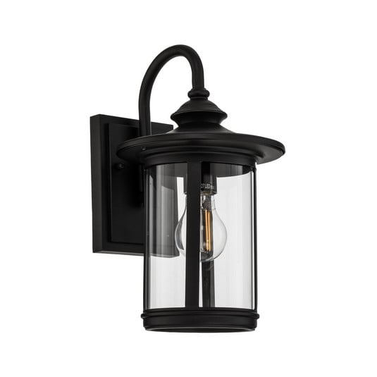Zayn Ścienna Lampa Ogrodowa Black/Clear - Lindby