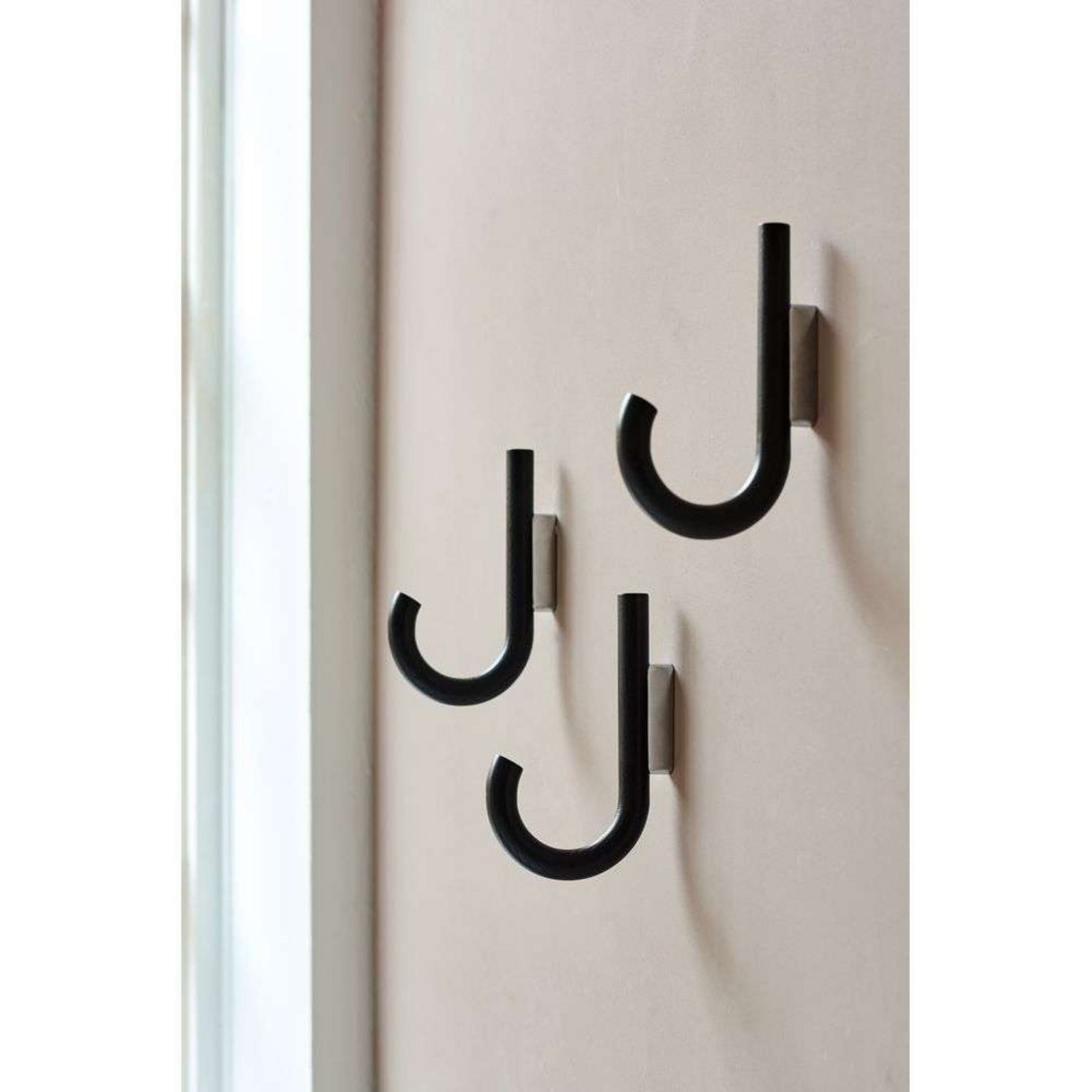 Hook Hanger Negru Stejar/Cromat - GEJST