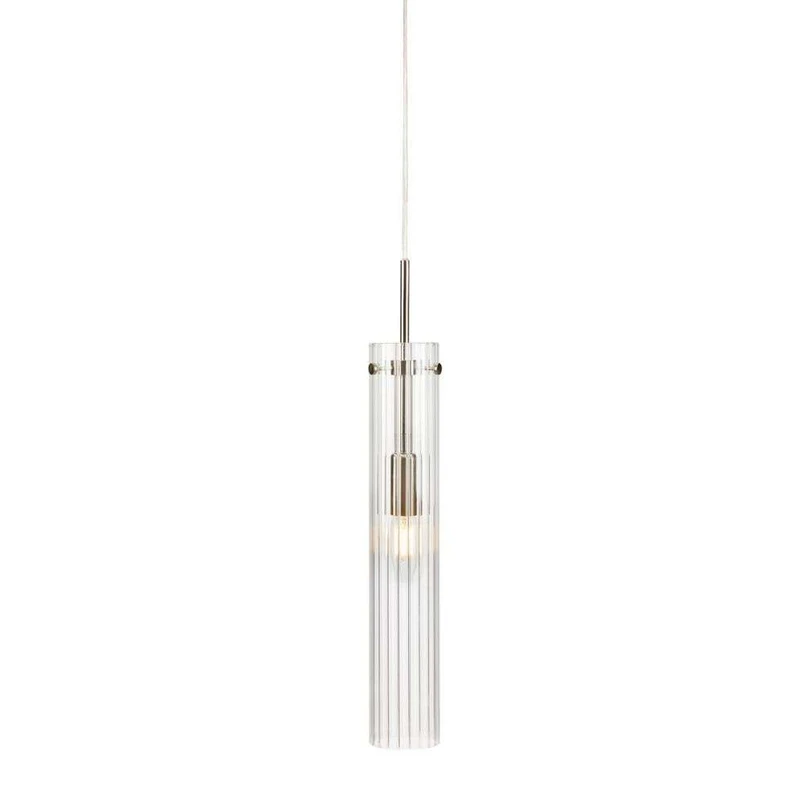 Markslöjd - Tubo Pendant Steel/Clear