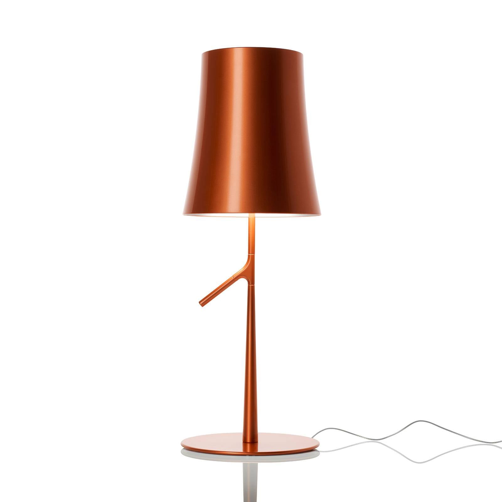 Foscarini Birdie LED piccola Tischlampe kupfer