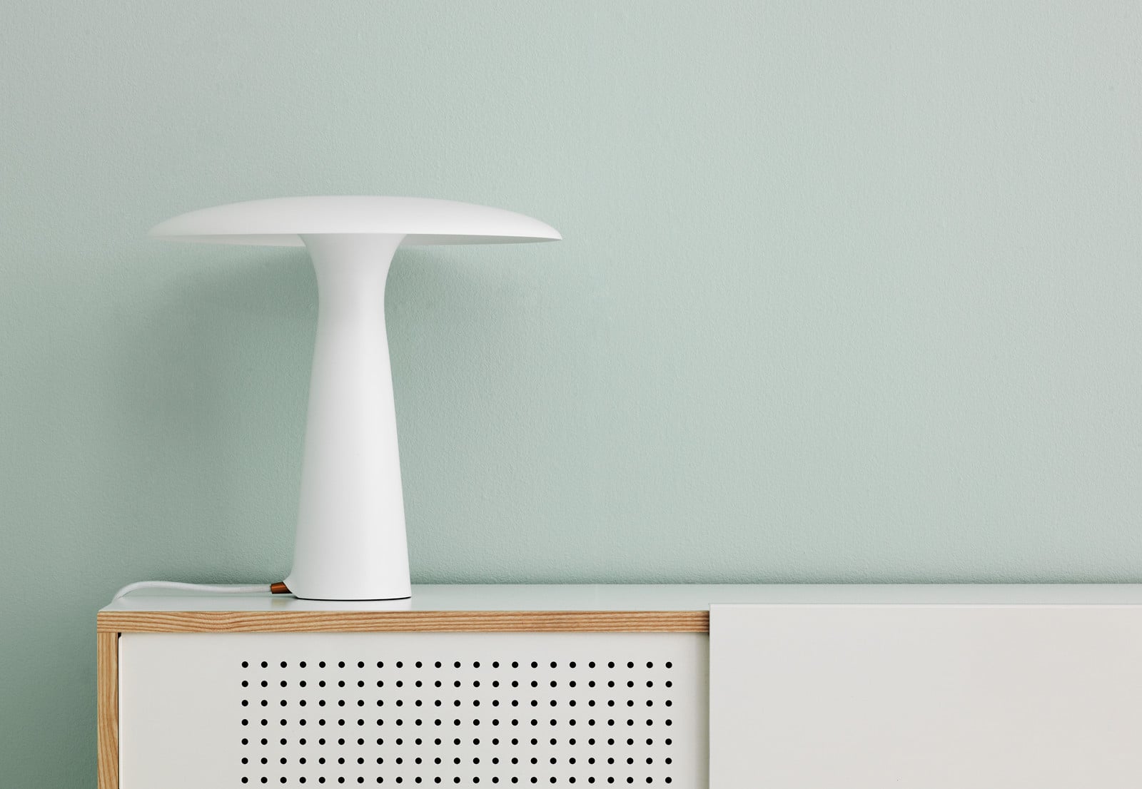 Shelter Bordlampe Hvid Normann Copenhagen - Stue - Metal
