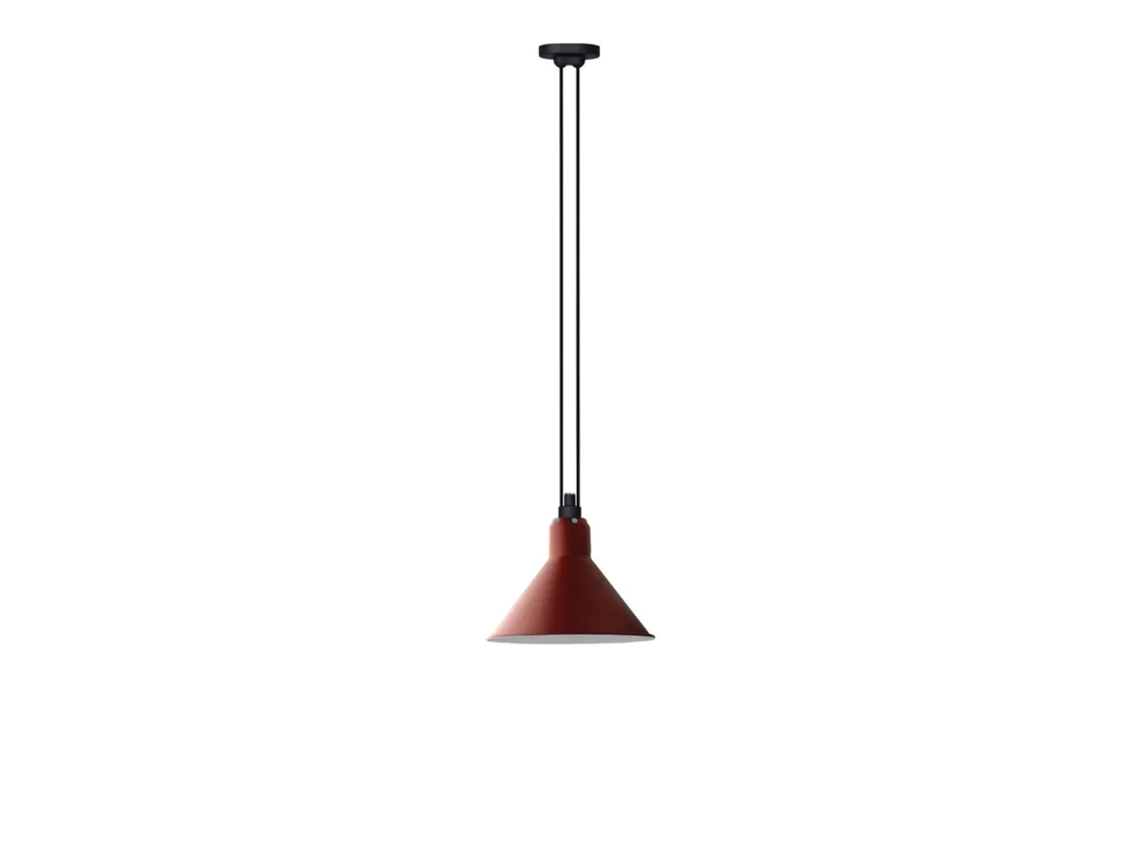 322 L Závěsná Lampa Conic Red - Lampe Gras