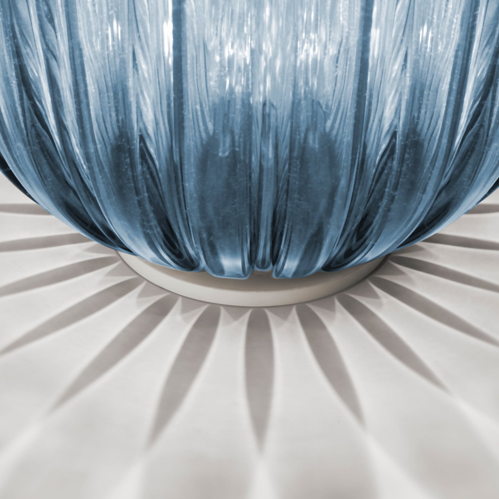 Plass Medium Bordlampe m/Dimmer Lys Blå Foscarini - Stue - Plastik