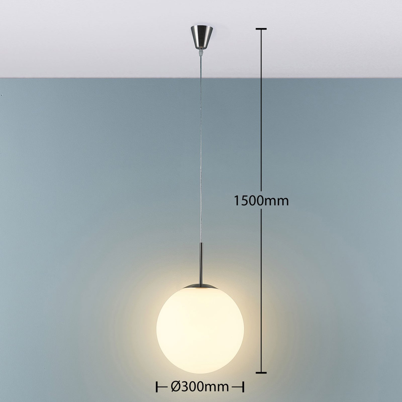 Marike Pendant Ø30 White - Lindby