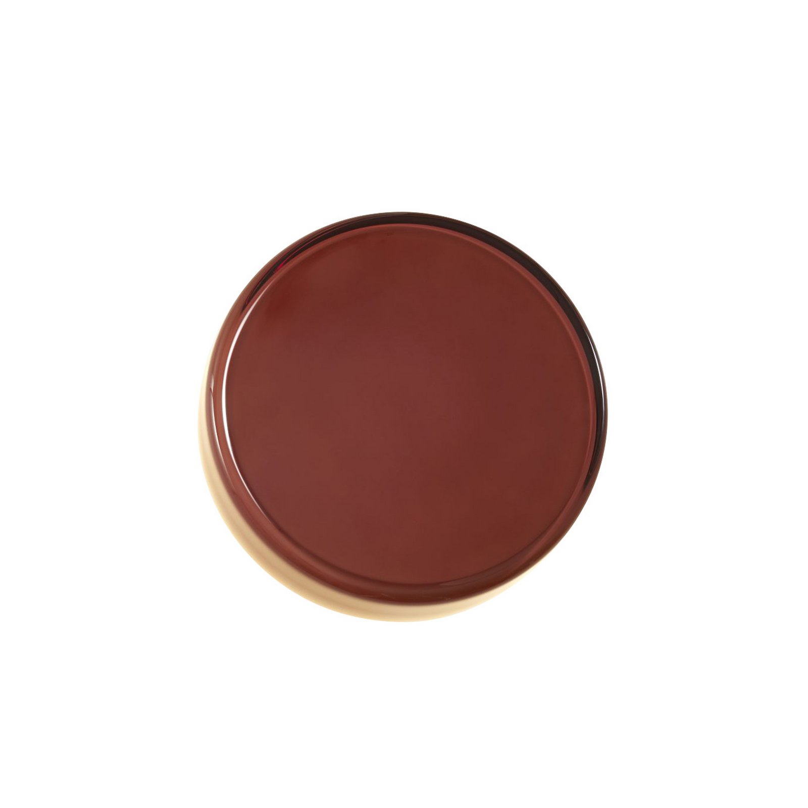 MARSET LED-vegglampe Caramel, brun, Ø 22 cm, TRIAC, glass