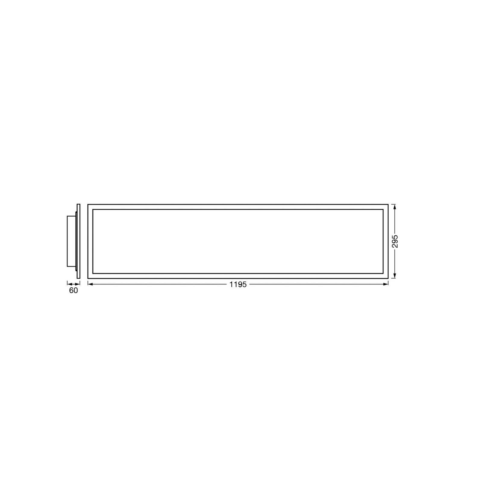 OSRAM SMART+ WiFi LED-Panel PLANON MAGIC weiß 120 cm RGB CCT