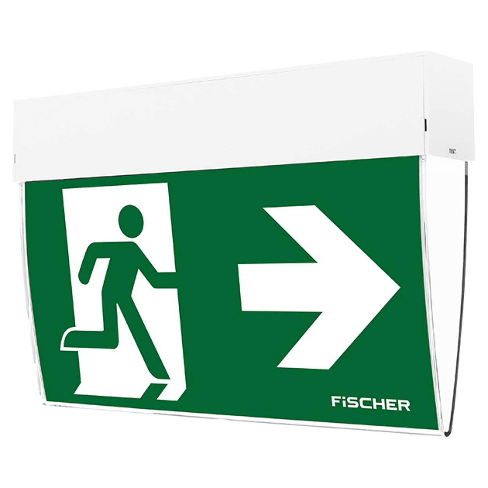 Fischer Akku LED-Notleuchte FiSCHER 1U V5, 27 m erkennbar