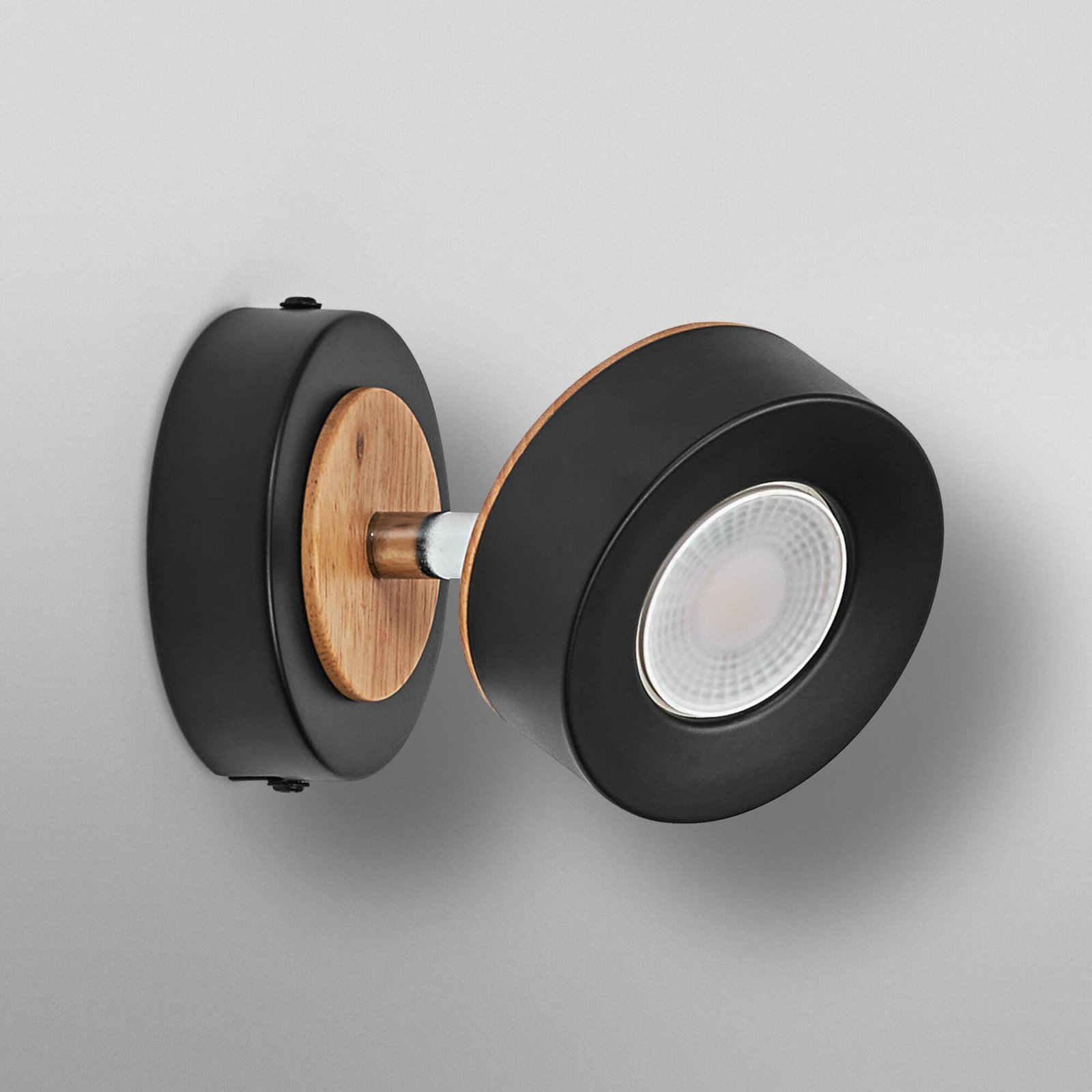 OSRAM LED-Deckenstrahler PLUTO, schwarz, 1 Spot, 3.000 K