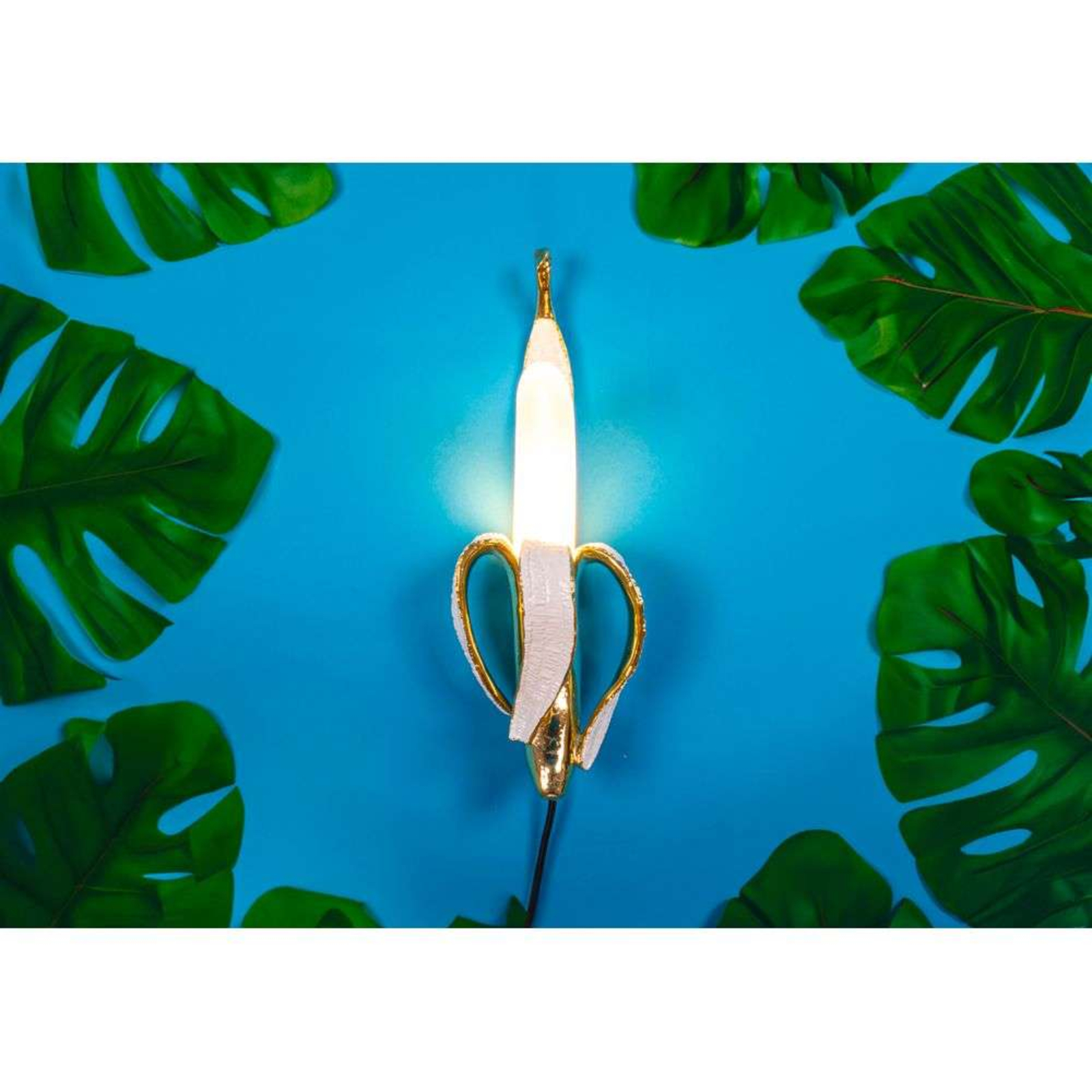 Banana Lamp Phooey Candeeiro de Parede Gold - Seletti