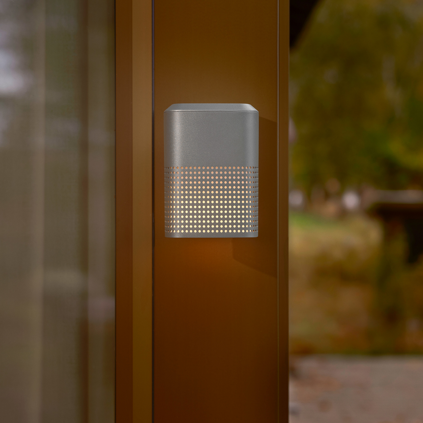 Venkovní nástěnné svítidlo Sidara Seaside, antracitová, IP54, E27 Venkovní nástěnné svítidlo Sidara Seaside, antracitová, IP54, E27