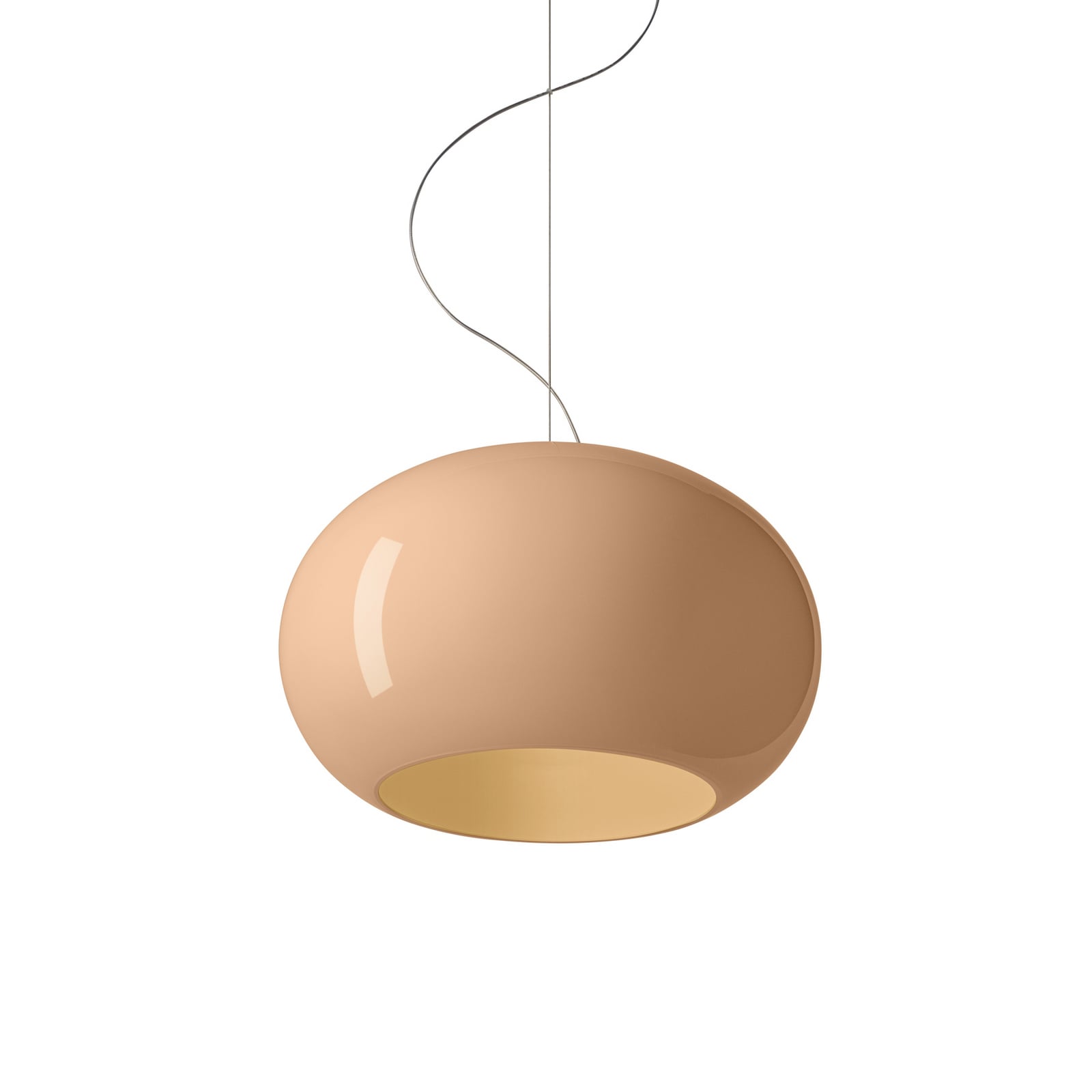 Foscarini LED-Hängelampe Buds 2, cipria, Glas