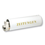 Zeitungsrolle 800 mit Schriftzug