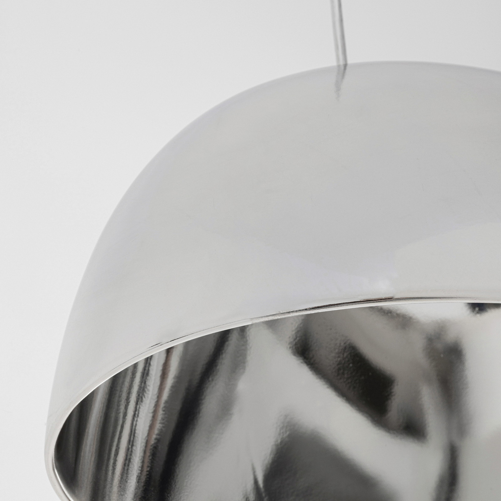 KARE hanglamp Cloud, zilver, glas, 2-lamps, GU10 KARE hanglamp Cloud, zilver, glas, 2-lamps, GU10