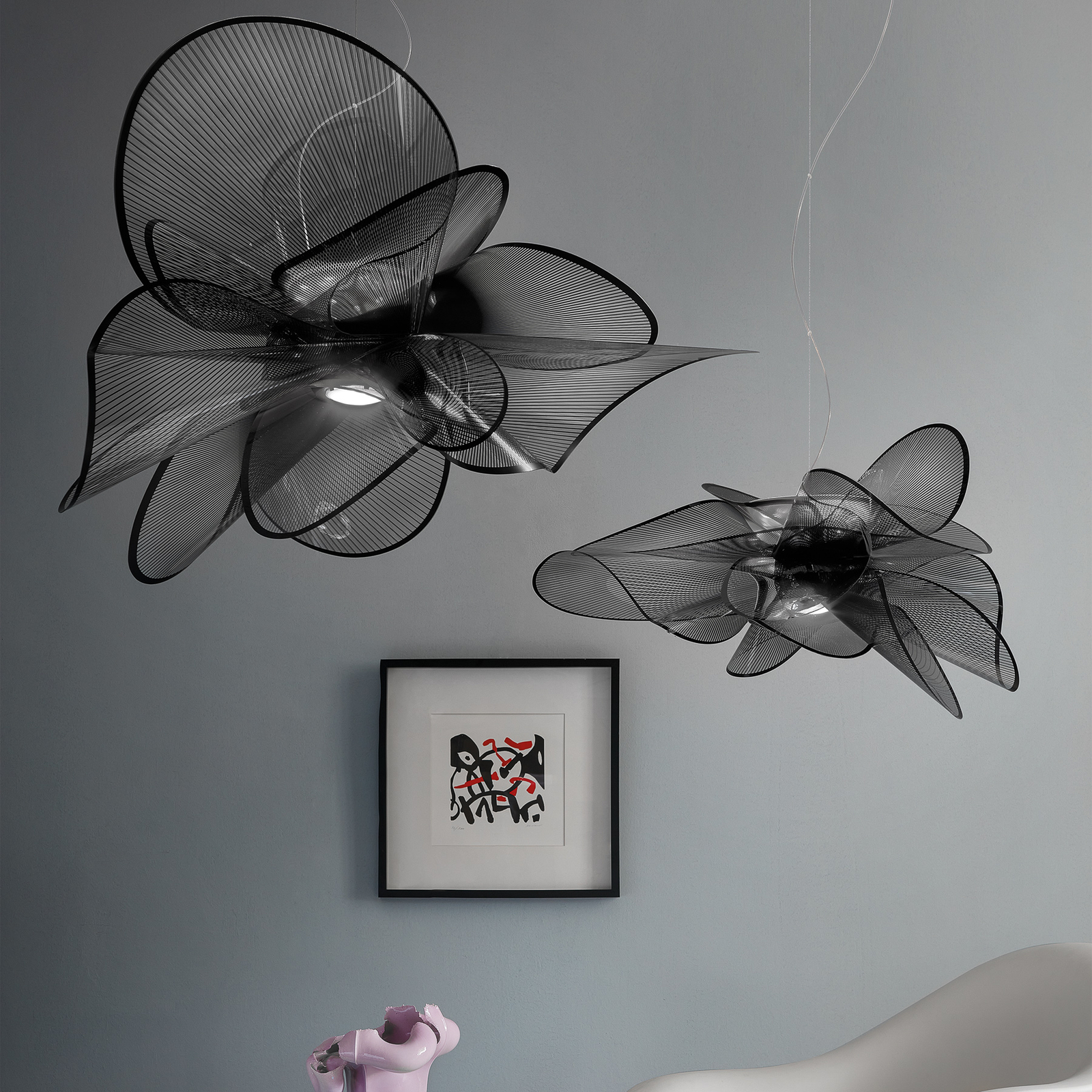 Slamp La Belle Étoile LED hanging light black
