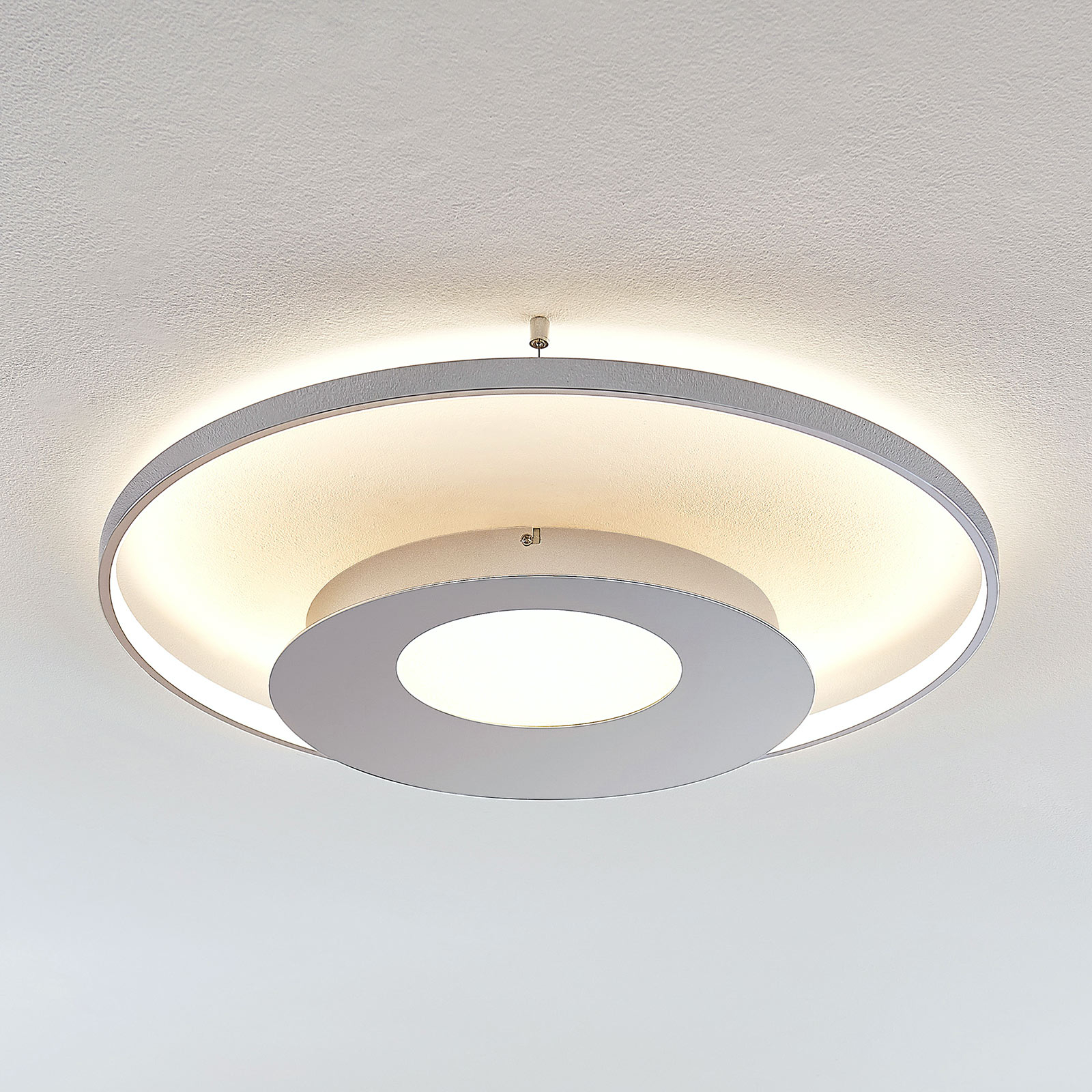 LED-taklampa Anays i polykarbonat, rund