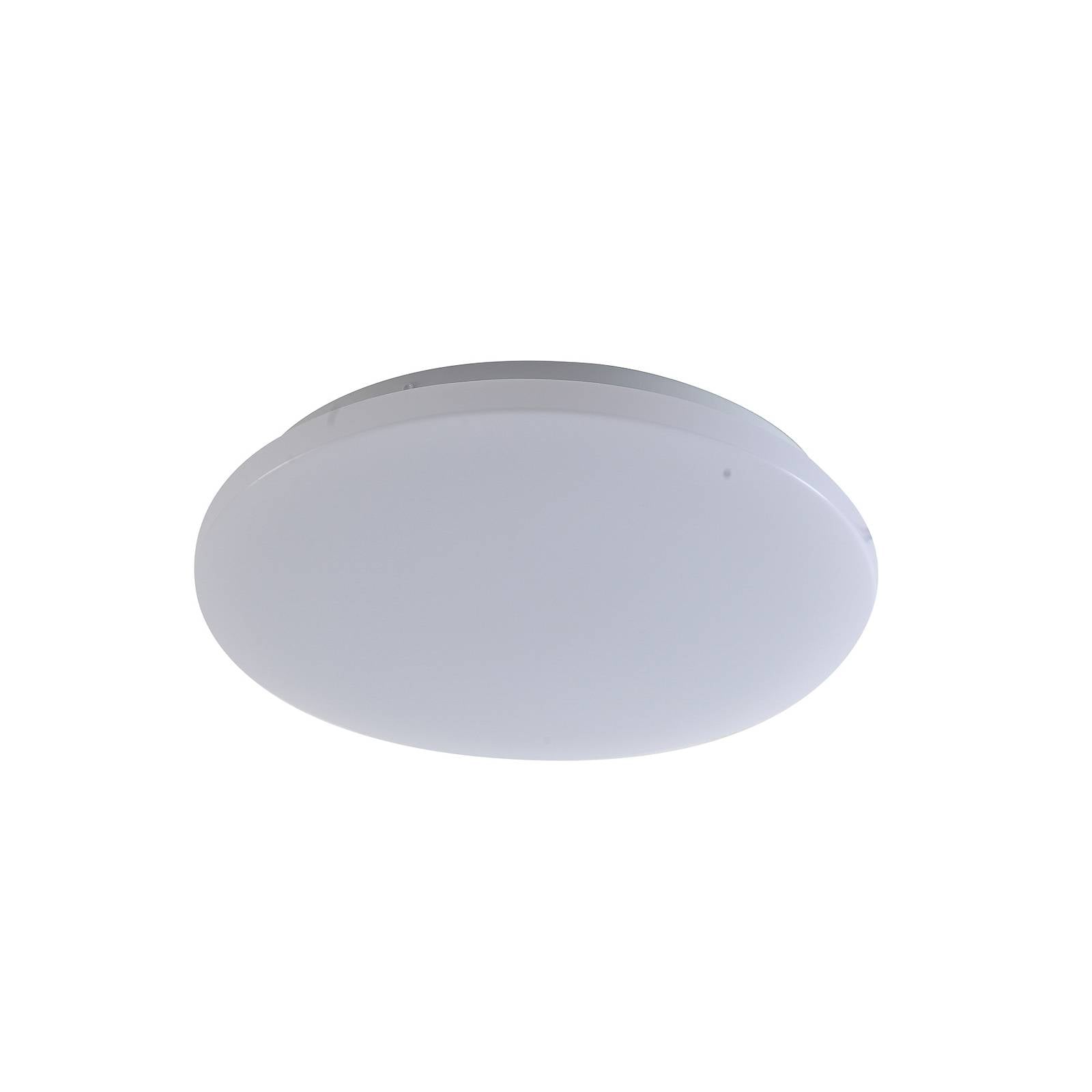 Lindby LED-Außendeckenleuchte Kirkola, 3000 K, Ø 34 cm, weiß