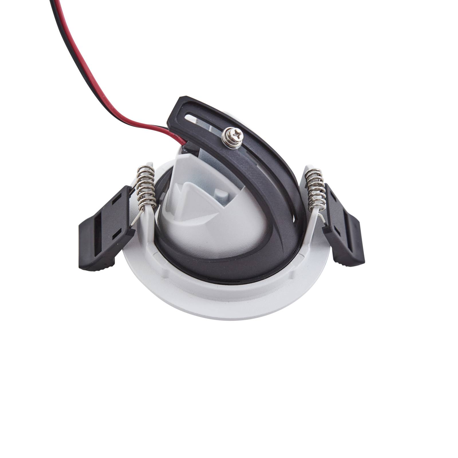 Arcchio Harcos LED downlight, biały, Ø 8 cm, 4000K