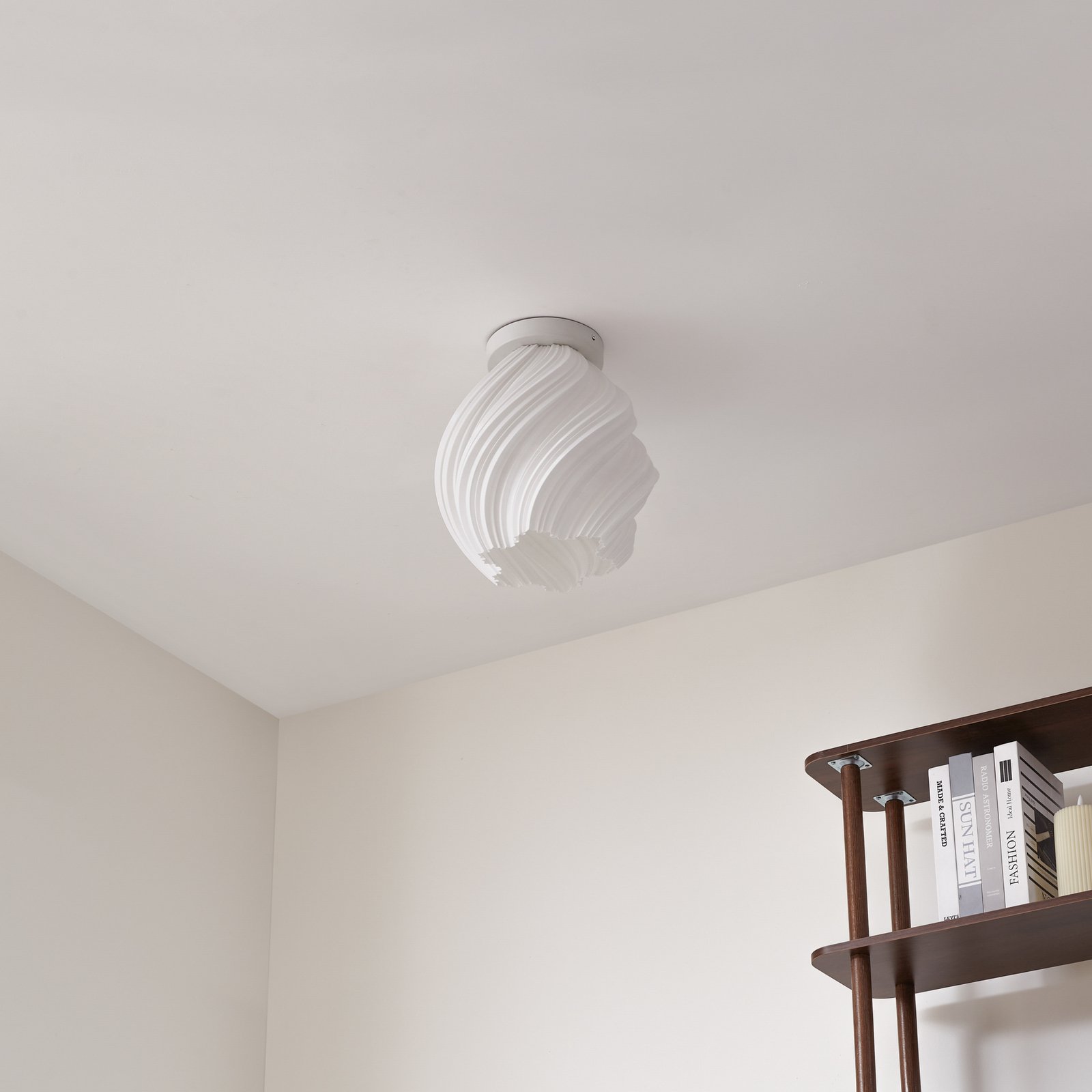 Stropní světlo Nuvia 32 cm 3D tisk bílá - Lindby Stropní světlo Nuvia 32 cm 3D tisk bílá - Lindby