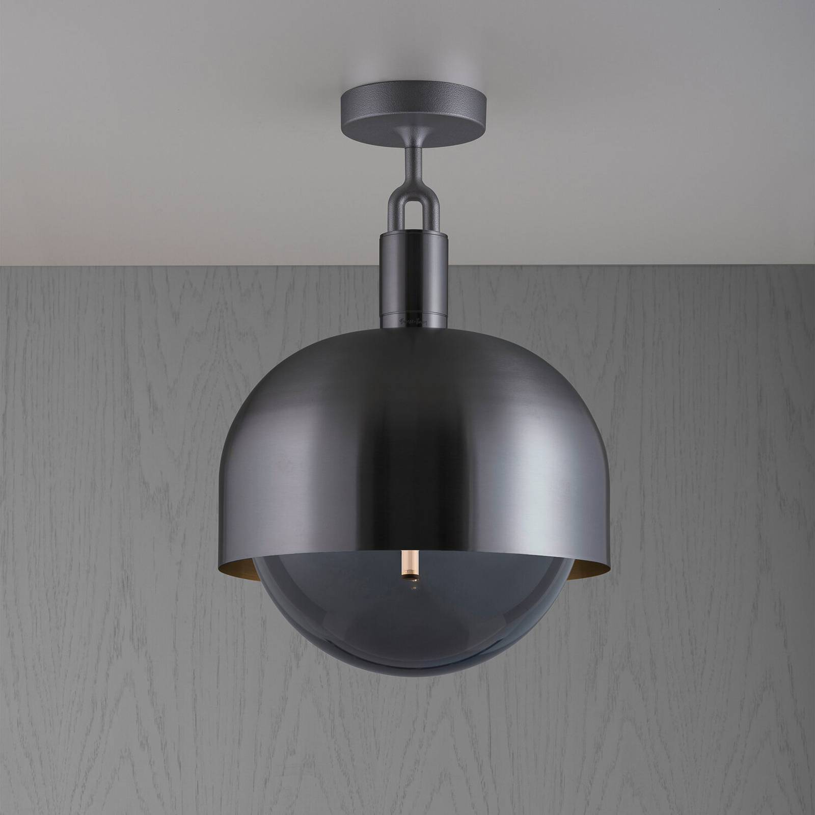 Image of Buster + Punch Forked plafond Gunmetal/rauch Ø 34cm 