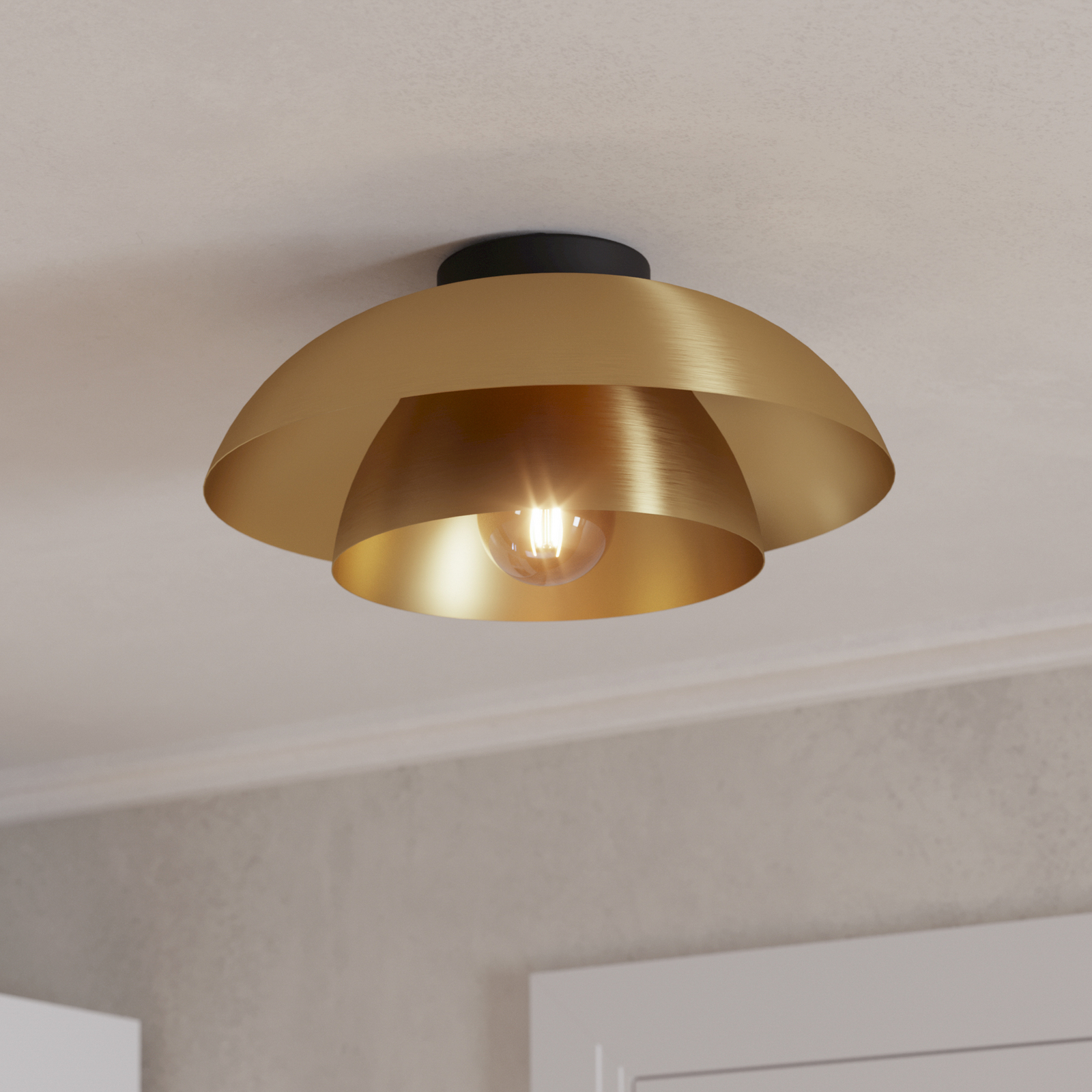 Plafón Cenciara, latón cepillado