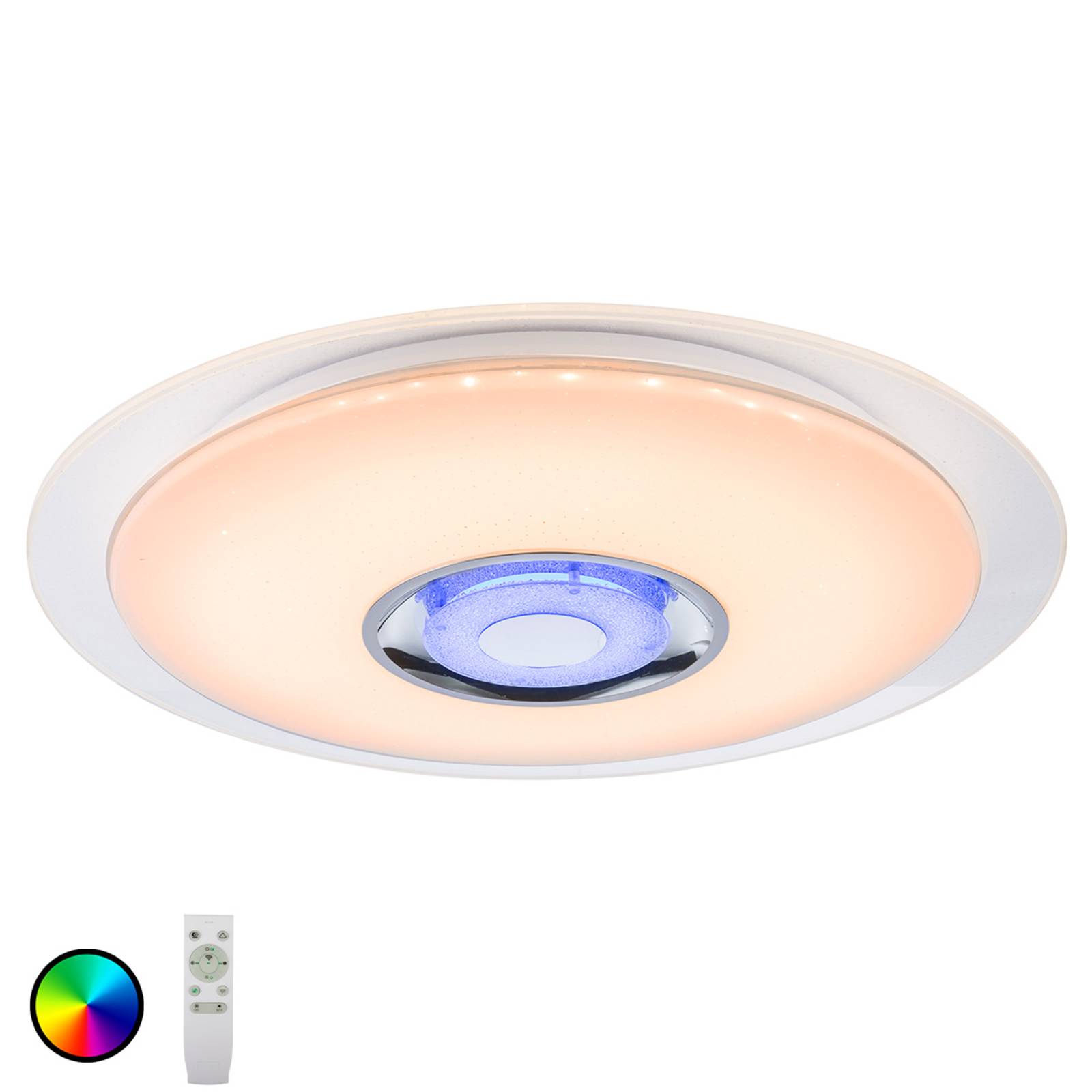 Levně LED stropní svítidlo Tune RGB reproduktor Ø 47,5