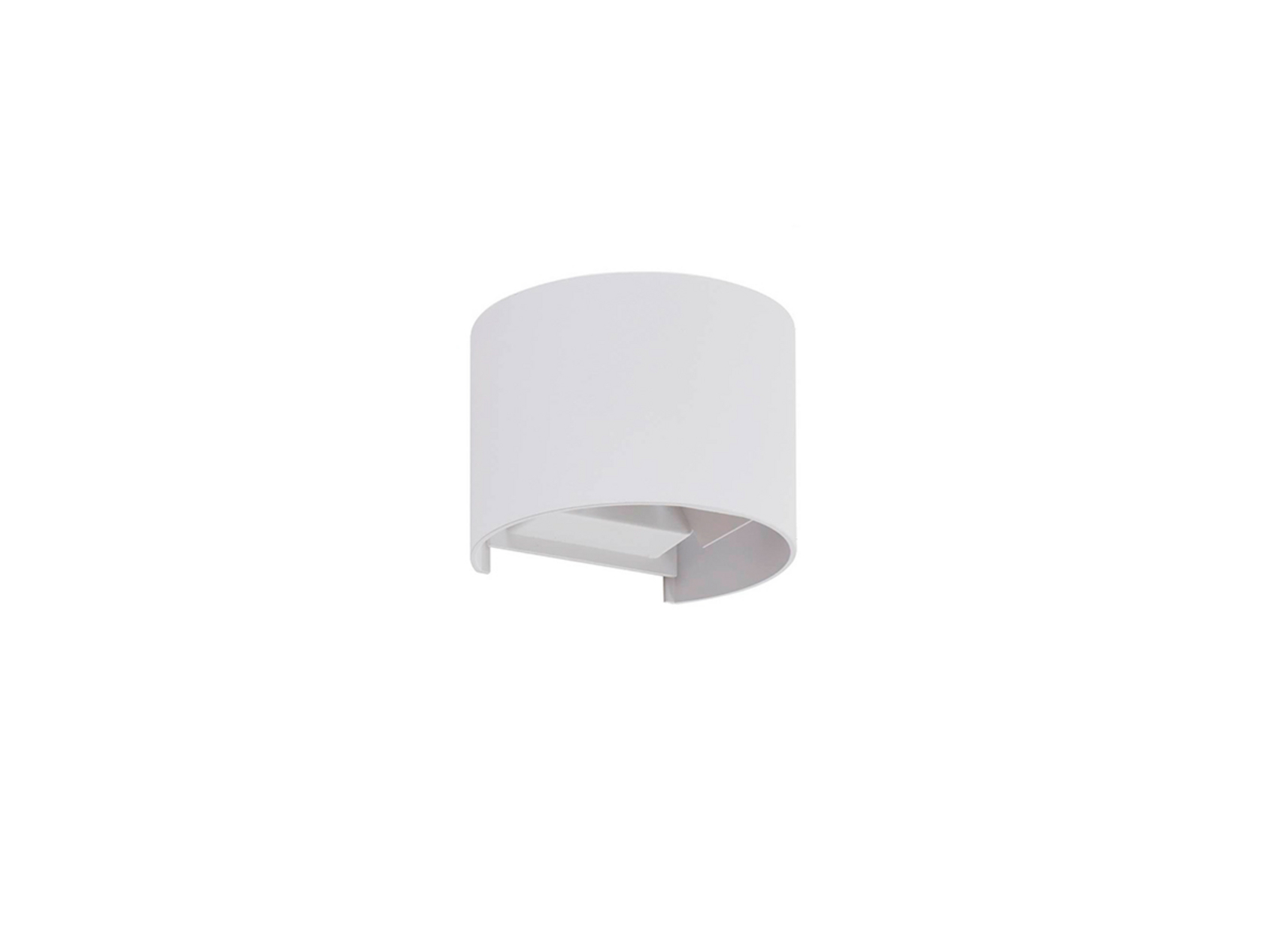 Nivar Round LED Aplica de Exterior White - Lindby